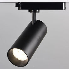 Cargar imagen en el visor de la galería, Foco metal negro para riel monofásico Ø65x220 cm LED 18W - ANFO0017