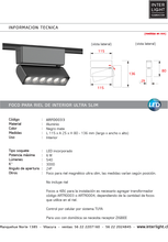 Cargar imagen en el visor de la galería, Foco dirigible magnético ultra slim negro LED 6W TUYA - ARFO0033