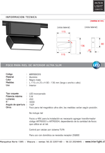 Cargar imagen en el visor de la galería, Foco dirigible magnético ultra slim negro LED 5W TUYA - ARFO0035