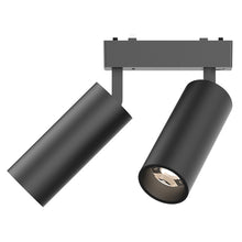 Cargar imagen en el visor de la galería, Foco dirigible magnético ultra slim negro 2 luces LED 2 x 9W TUYA - ARFO0039