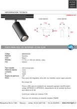 Cargar imagen en el visor de la galería, Foco dirigible magnético ultra slim negro LED 18W TUYA - ARFO0040