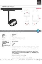 Cargar imagen en el visor de la galería, Foco dirigible magnético ultra slim negro LED 8W - ARFO0049