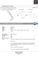 Cargar imagen en el visor de la galería, Foco dirigible magnético ultra slim blanco LED 9W TUYA - ARFO0063
