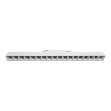 Cargar imagen en el visor de la galería, Foco para riel magnético aluminio blanco 32,8 cm LED 18W - ARFO0064