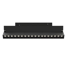 Cargar imagen en el visor de la galería, Foco para riel magnético aluminio negro 32,6 cm LED 18W - ARFO0065