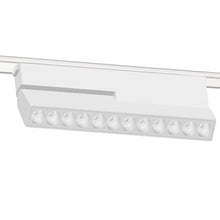 Cargar imagen en el visor de la galería, Foco abatible aluminio blanco para riel magnético SLIM 22cm 48v LED 20W TUYA - ARFO0084