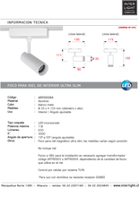 Cargar imagen en el visor de la galería, Foco dirigible magnético ultra slim Blanco angulo ajustable LED 7W TUYA - ARFO0086