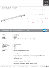 Cargar imagen en el visor de la galería, Foco fijo magnético ultra slim blanco LED 10W TUYA - ARFO0096