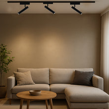 Cargar imagen en el visor de la galería, Foco dirigible magnético ultra slim negro LED 6W TUYA - ARFO0097