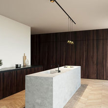 Cargar imagen en el visor de la galería, Lámpara colgante para riel magnético ultra slim aluminio oro LED 4.5W TUYA - ARLC0028