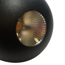 Cargar imagen en el visor de la galería, Lámpara colgante para riel magnético ultra slim aluminio negro Ø5x1,53 cm LED 4.5W - ARLC0027
