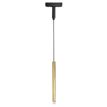 Cargar imagen en el visor de la galería, Lámpara colgante para riel magnético ultra slim aluminio acrílico bronce Ø3x1,90 cm LED 6W TUYA - ARLC0033