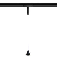 Cargar imagen en el visor de la galería, Lámpara colgante para riel magnético ultra slim aluminio negro LED 6W TUYA - ARLC0034