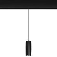 Cargar imagen en el visor de la galería, Lámpara colgante para riel magnético aluminio negro Ø50x1,40 cm LED 6W - ARLC0037
