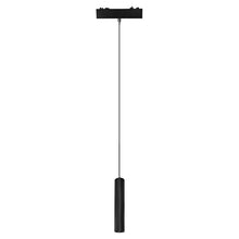 Cargar imagen en el visor de la galería, Lámpara colgante para riel magnético aluminio negro 15cm LED 6W TUYA - ARLC0040