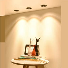 Cargar imagen en el visor de la galería, Foco embutido aluminio negro dimeable Ø10,8 cm LED 9W - TOFO0048