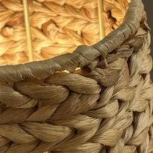 Cargar imagen en el visor de la galería, Aplique metal bronce ratán natural E27 - ILAP0004