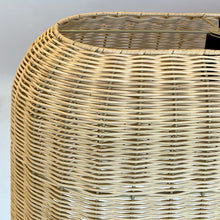 Cargar imagen en el visor de la galería, Lámpara colgante ratán natural 80x30 cm 2 luces E27 - ILLC0001