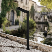 Cargar imagen en el visor de la galería, Farol de jardín aluminio negro 26,5x70 cm 6W LED - JGFA0001