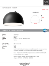 Cargar imagen en el visor de la galería, Lámpara colgante aluminio negro Ø30x20 cm 24W LED - JGLC0026