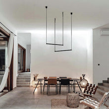 Cargar imagen en el visor de la galería, Lámpara lineal aluminio negro 100 cm - JGLI0001