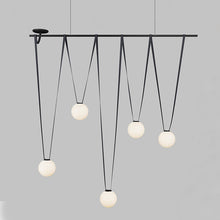 Cargar imagen en el visor de la galería, Tubo colgante negro 200 cm - JGTU0001