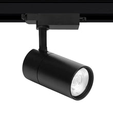 Cargar imagen en el visor de la galería, Foco para riel monofásico aluminio negro Ø8cm 30W 3000k- KOFO0007