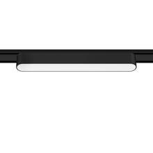Cargar imagen en el visor de la galería, Foco riel magnético slim negro 12W 48V 3000K - KOFO0011