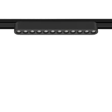 Cargar imagen en el visor de la galería, Foco riel magnético slim negro 12W 24° 48V 3000K - KOFO0013