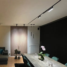 Cargar imagen en el visor de la galería, Foco riel magnético slim negro 12W 24° 48V 3000K - KOFO0014