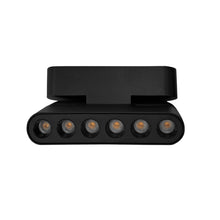 Cargar imagen en el visor de la galería, Foco riel magnético slim negro 6W 24° 48V 3000K - KOFO0015