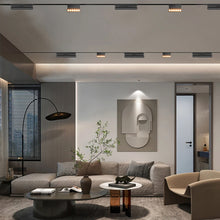 Cargar imagen en el visor de la galería, Foco riel magnético slim negro 12W 24° 48V 3000K - KOFO0016