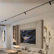 Cargar imagen en el visor de la galería, Foco riel magnético slim negro 20W 24° 48V 3000K - KOFO0018