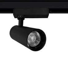 Cargar imagen en el visor de la galería, Foco riel monofásico negro 20W 3000K-4000K-6000K - KOFO0019