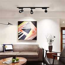 Cargar imagen en el visor de la galería, Foco riel monofásico negro 20W 3000K-4000K-6000K - KOFO0019