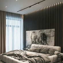 Cargar imagen en el visor de la galería, Foco riel monofásico aluminio negro 47,8 cm 30W LED - KOFO0025