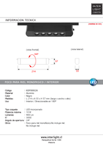 Cargar imagen en el visor de la galería, Foco riel monofásico aluminio negro 21,4 cm 10W 220v - KOFO0026