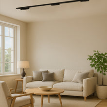 Cargar imagen en el visor de la galería, Foco riel monofásico aluminio negro 21,4 cm 10W 220v - KOFO0026