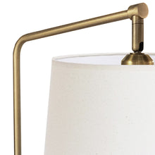 Cargar imagen en el visor de la galería, Apliqué metal bronce pantalla de tela cm E27 - LGAP0102