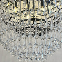 Cargar imagen en el visor de la galería, Lámpara colgante gotas vidrio Ø1,00 cm 30 luces E14 - LGLC0173