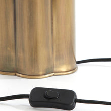 Cargar imagen en el visor de la galería, Apliqué metal bronce envejecido 21x11,5x30,5 cm E27 - LLAP0087