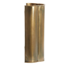 Cargar imagen en el visor de la galería, Apliqué metal bronce envejecido 21x11,5x30,5 cm E27 - LLAP0087