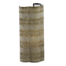 Cargar imagen en el visor de la galería, Lámpara de pared textil verde oliva oscuro 15x10x30 cm E27 - LLAP0091