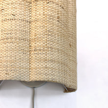Cargar imagen en el visor de la galería, Lámpara de pared ratán natural 26x15,5x40 cm E27 - LLAP0098