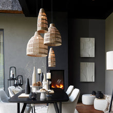 Cargar imagen en el visor de la galería, Lámpara colgante hierba de mar natural Ø20x42 cm - LLLC0553