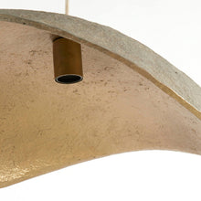 Cargar imagen en el visor de la galería, Lámpara colgante papel mache gris bronce antiguo 71x23 cm E27 - LLLC0561