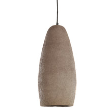 Cargar imagen en el visor de la galería, Lámpara colgante papel maché tierra antiguo oscuro Ø26x56cm E27 - LLLC0572