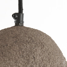 Cargar imagen en el visor de la galería, Lámpara colgante papel maché tierra antiguo oscuro Ø26x56cm E27 - LLLC0572
