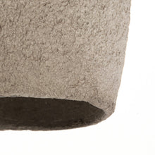 Cargar imagen en el visor de la galería, Lámpara colgante papel maché tierra antiguo oscuro Ø26x56cm E27 - LLLC0572