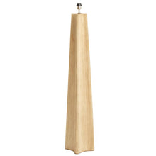 Cargar imagen en el visor de la galería, Lámpara de pie madera natural pantalla de tela Ø23x1,25 cm E27 - LLLP0082